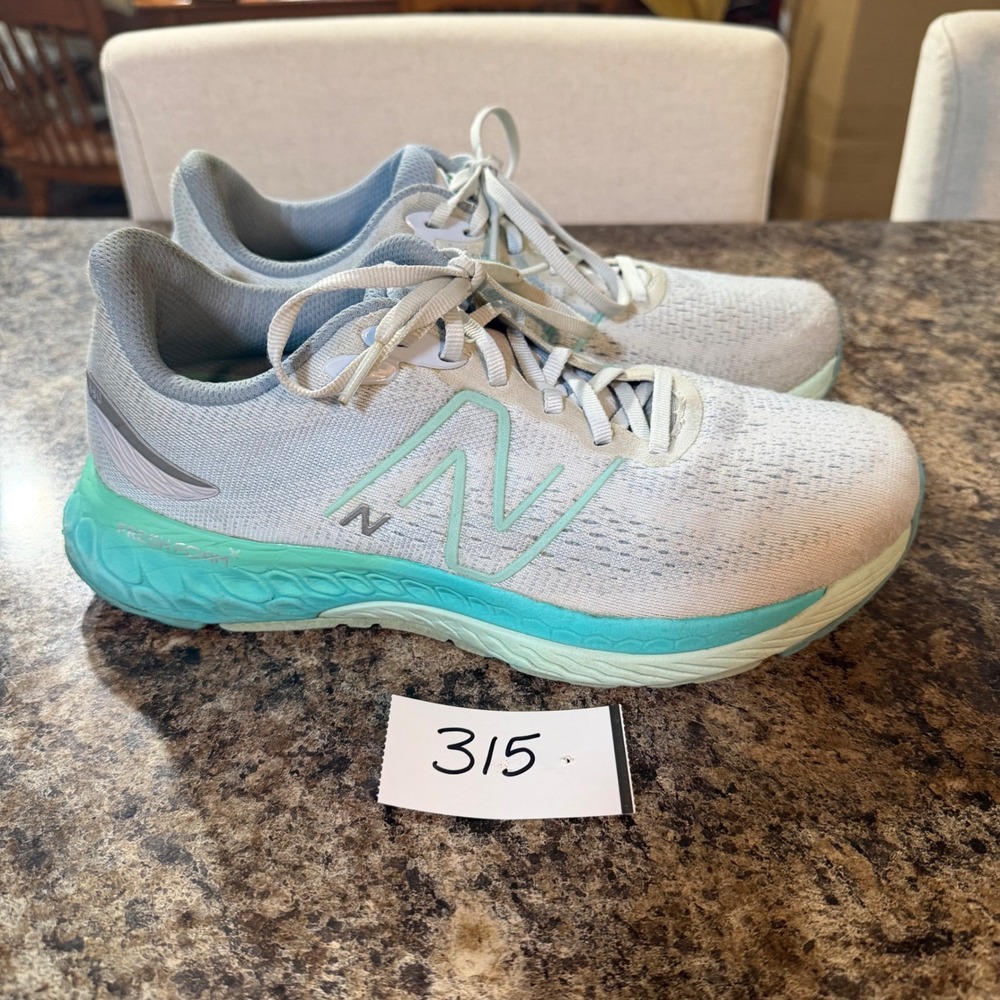 New Balance Fresh Foam 880 v12 Women Running Shoes Blue Teal W880B12 Size 10